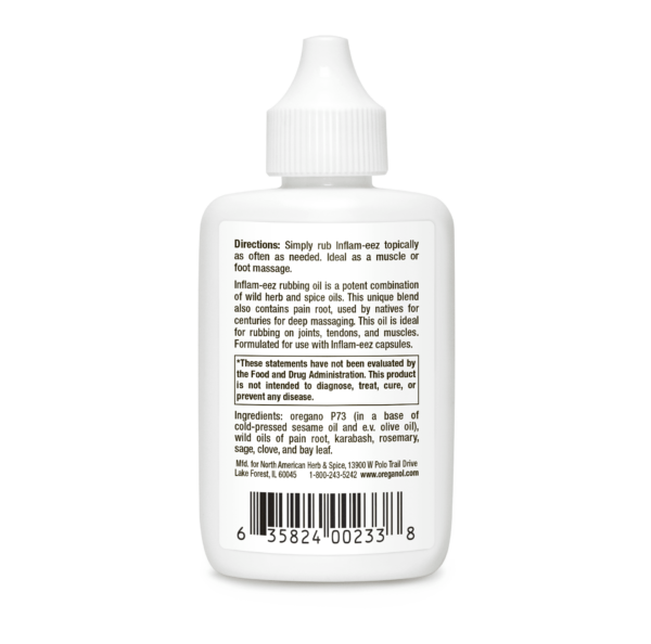 Inflam-eez Rubbing Oil 60ml - Image 2