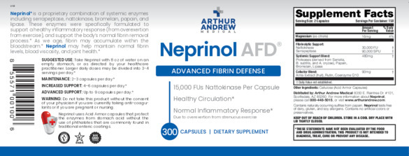 Neprinol 300 - label